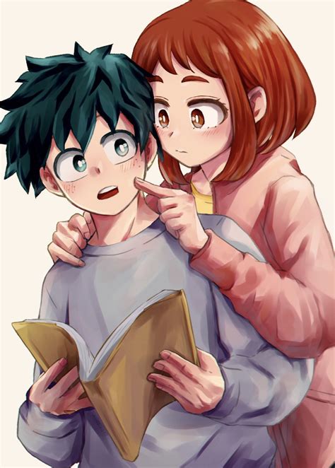 boku no hero academia izuku x ochako|Midoriya Izuku/Uraraka Ochako .